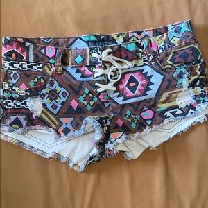 Billabong tribal print shorts 3 for $25